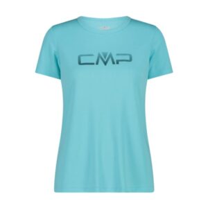 T-shirt girocollo con logo CMP da donna