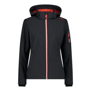 CMP GIACCA DONNA IN SOFTSHELL CON CAPPUCCIO STACCABILE