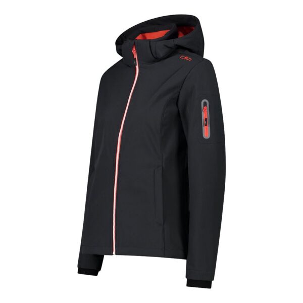 CMP GIACCA DONNA IN SOFTSHELL CON CAPPUCCIO STACCABILE - immagine 2