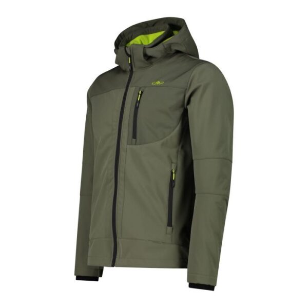 CMP GIACCA UOMO IN SOFTSHELL CON CAPPUCCIO STACCABILE - immagine 2